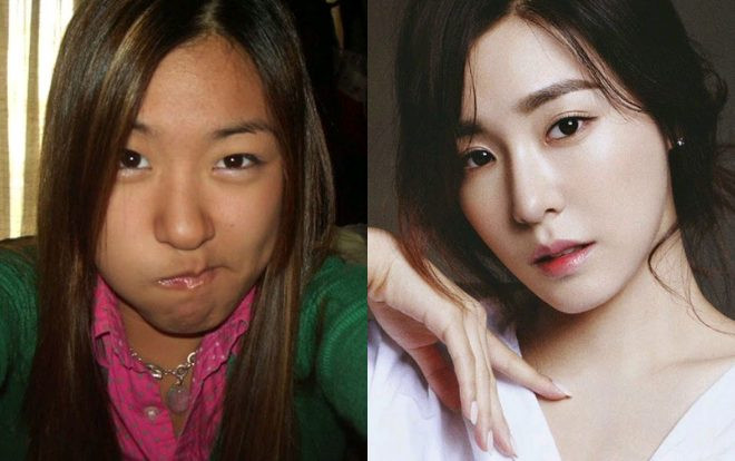 Fan ngỡ ngàng trước loạt ảnh “vịt hóa thiên nga” của dàn sao nhà SM Entertainment, Tiffany cũng có lúc không lung linh như thế này Ảnh 2