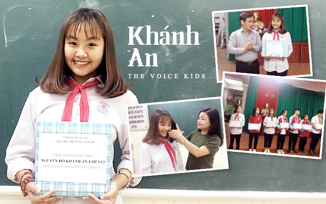 Khánh An The Voice Kids 2019: Phía sau Á quân là cô học trò giỏi giang được thầy bạn thương yêu, mến phục Ảnh 2