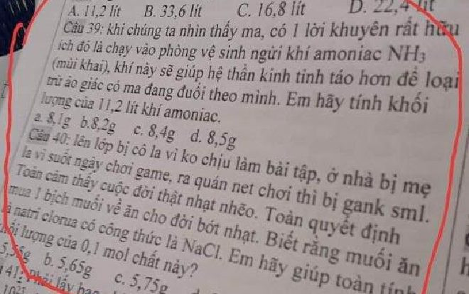 Thầy giáo dạy Hóa vui tính nhất năm, đưa lời khuyên 'trừ ma' hữu ích rồi 'bẻ lái' chốt câu hỏi khiến CĐM vô cùng thích thú Ảnh 2