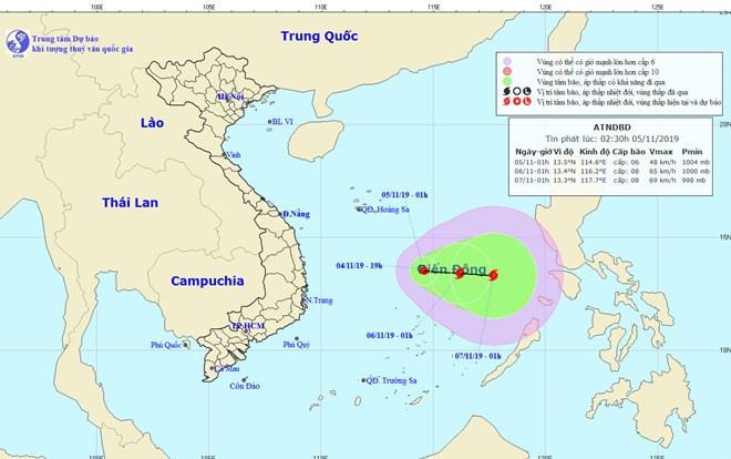 Áp thấp nhiệt đới hình thành trên Biển Đông, có khả năng mạnh lên thành bão Ảnh 2