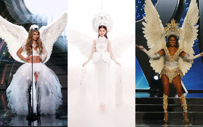 Trang phục dân tộc lấy cảm hứng cánh chim: Đỉnh nhất là bộ mang cả 2 nguyên thủ Trump - Kim Jong Un Ảnh 2