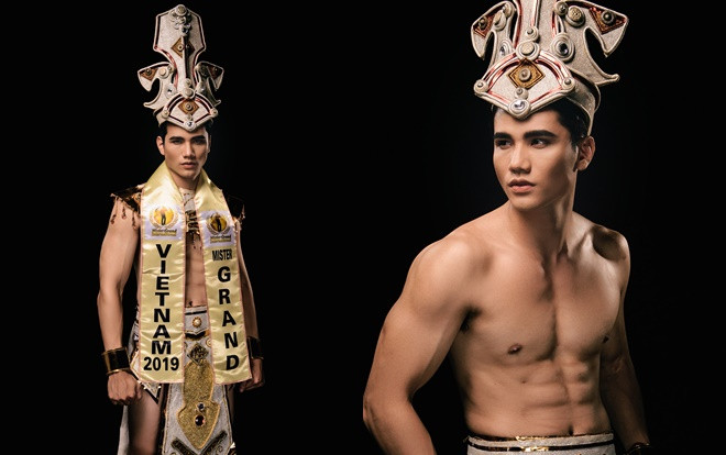 Nguyễn Văn Tuân lựa chọn quốc phục 'Con rồng cháu tiên', đại diện Việt Nam tham dự Mister Grand International 2019 Ảnh 2