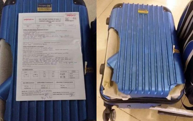 Bị khách tố vali ký gửi vỡ tan tành nhưng không được liên hệ đền bù, đại diện hãng hàng không Vietjet lên tiếng Ảnh 2