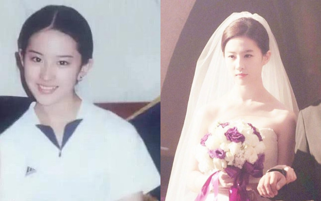 'Thần tiên tỷ tỷ' Lưu Diệc Phi khiến dân mạng dậy sóng với loạt ảnh thời còn đi học và diện váy cưới Ảnh 2