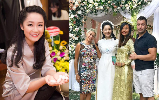 MC VTV Thu Hà xinh đẹp, rạng rỡ trong lễ ăn hỏi Ảnh 2