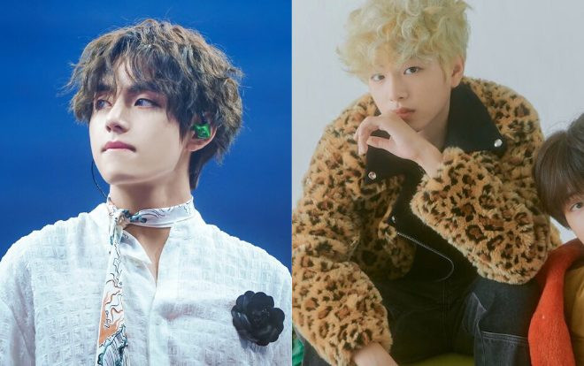 V (BTS) và những mỹ nam Hàn Quốc gây ấn tượng với kiểu tóc xoăn dễ thương Ảnh 2