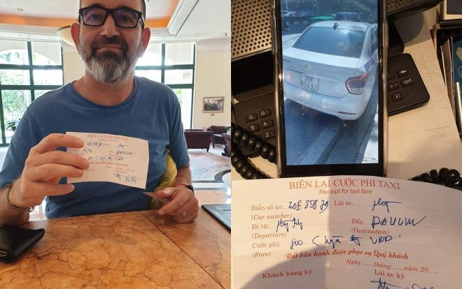 Tài xế taxi chặt chém khách Tây gần 1 triệu đồng quãng đường 5km từ Phùng Hưng về khách sạn Daewoo bị phạt hơn 14 triệu đồng Ảnh 2