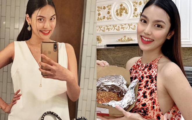 Cận kề ngày lâm bồn, Lan Khuê mặt bầu bĩnh cực xinh, tiết lộ tăng hơn 10 kg Ảnh 2