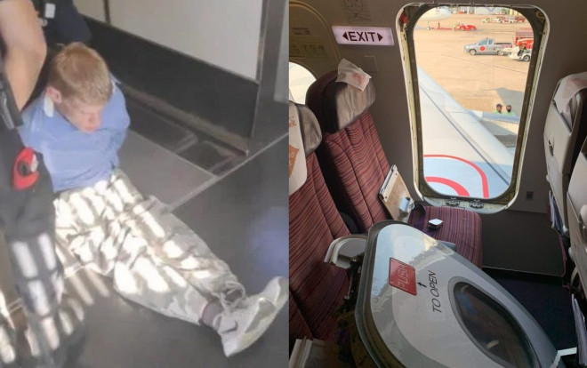 Máy bay sắp cất cánh, người đàn ông đột nhiên 'phát điên' đập phá cửa thoát hiểm gây náo loạn Ảnh 2