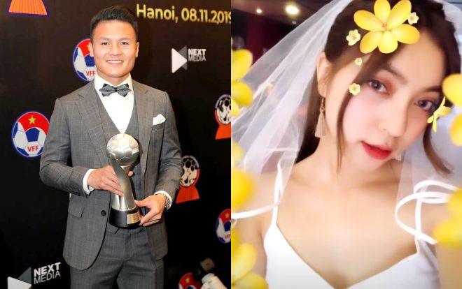 Xác nhận chia tay Quang Hải, Nhật Lê 'khoe' áo cưới làm cô dâu Ảnh 2