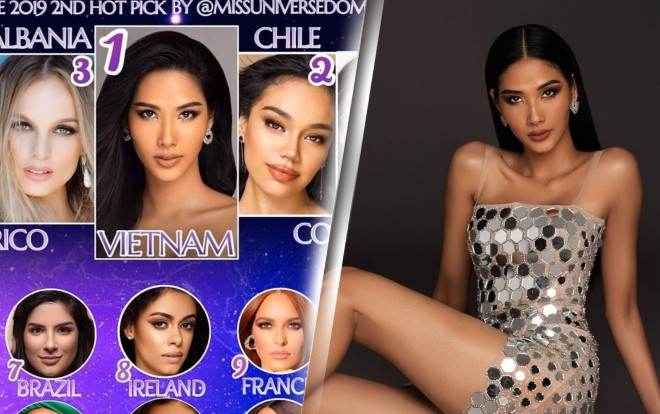 Hoàng Thùy liên tiếp công phá các bảng dự đoán: Fan Việt kì vọng mang về vương miện Miss Universe 2019 Ảnh 2
