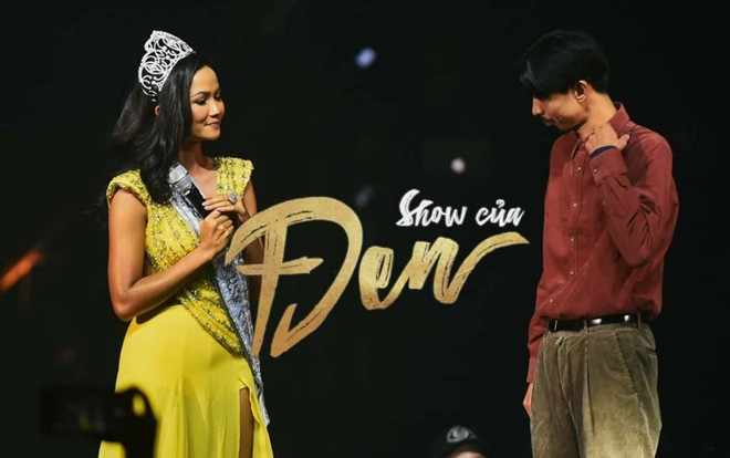 HOT: H'Hen Niê xuất hiện lỗng lẫy như 'nữ thần', thổi bùng lửa Đồng Âm tại liveshow Đen Vâu Ảnh 2