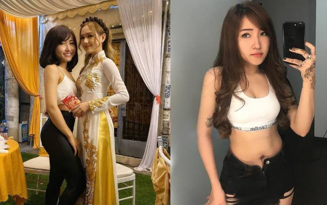 Streamer Uyên Pu bị dân mạng chê 'kém duyên' khi mặc đồ như đi tập gym đến dự đám hỏi của Xemesis Ảnh 2