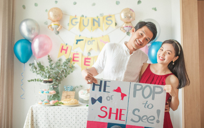 Showbiz thêm tin vui, vợ thầy Huỳnh Thất sơn tâm linh mang bầu bé gái Ảnh 2