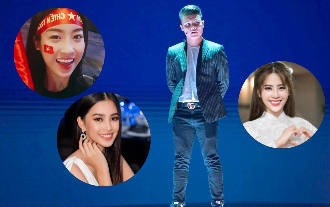 'Bỏ rơi' Bùi Tiến Dũng, Hoa hậu Đỗ Mỹ Linh rung động với Quang Hải Ảnh 2