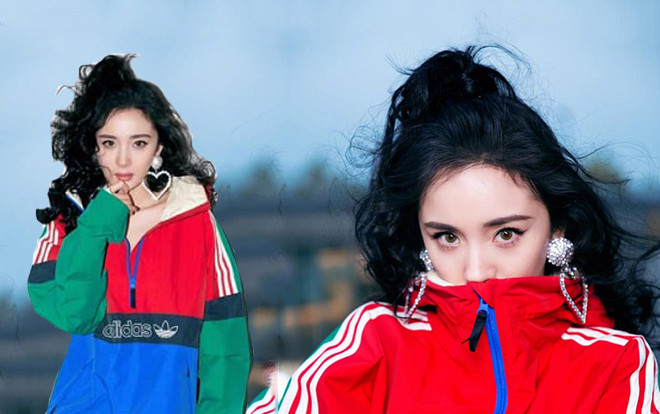 Ham 'ăn gian tuổi' Dương Mịch đeo bông tai khủng để rồi rơi liểng xiểng ngay tại sự kiện Ảnh 2