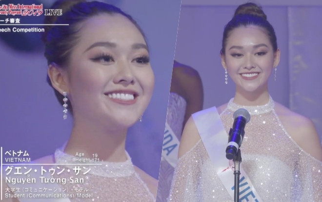 CLIP: Tường San lọt Top 8 chung cuộc, diễn thuyết tiếng Anh hùng hồn tại Hoa hậu Quốc tế 2019 Ảnh 2