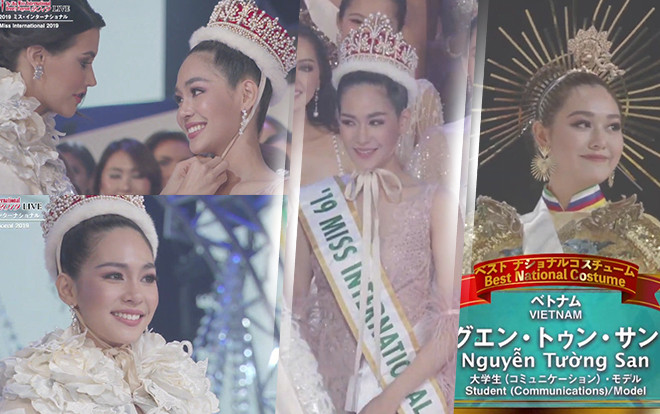 Mỹ nhân Thái Lan đăng quang Hoa hậu Quốc tế 2019, Tường San 'kết đẹp' với vị trí Top 8 chung cuộc Ảnh 2