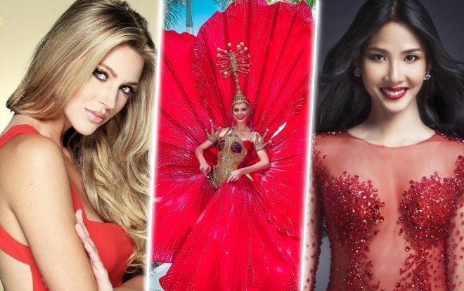 Hoa hậu Puerto Rico công bố trang phục dân tộc 'Hoa dâm bụt' đối chọi với Hoàng Thùy tại Miss Universe 2019 Ảnh 2