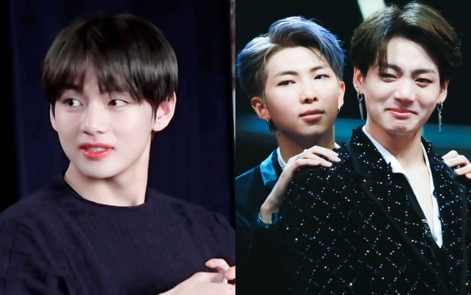 V (BTS) cắt tóc, nhuộm đen và đây là phản ứng của RM và Jungkook! Ảnh 2