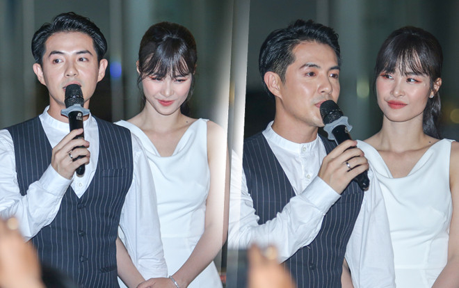 Đông Nhi đứng nép mình bên Ông Cao Thắng hậu đám cưới Ảnh 2