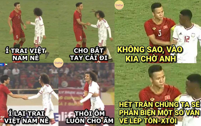 Bật cười với loạt ảnh chế hài hước sau chiến thắng của tuyển Việt Nam trước đội UAE Ảnh 2