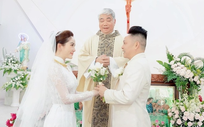 Sau lễ cưới, Bảo Thy chia sẻ về chồng: ‘Anh không lãng mạn ngôn tình nhưng chăm sóc tôi như nàng công chúa’ Ảnh 2