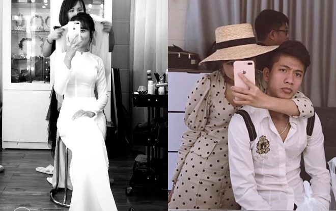 Bạn gái Phan Văn Đức thử váy cưới, fan khen xinh như thiên thần Ảnh 2