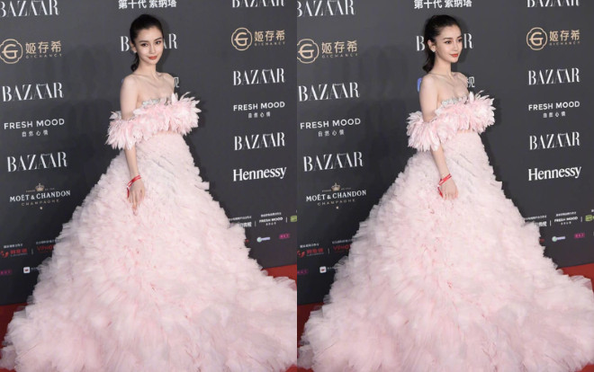 Angelababy mặc váy bồng bềnh như nàng tiên hoa đẹp lấn át dàn sao nữ trên thảm đỏ Ảnh 2