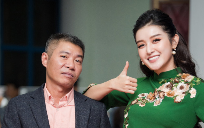 Á Hậu Huyền My khuyên NSND Công Lý đi tắm trắng vì da đen Ảnh 2