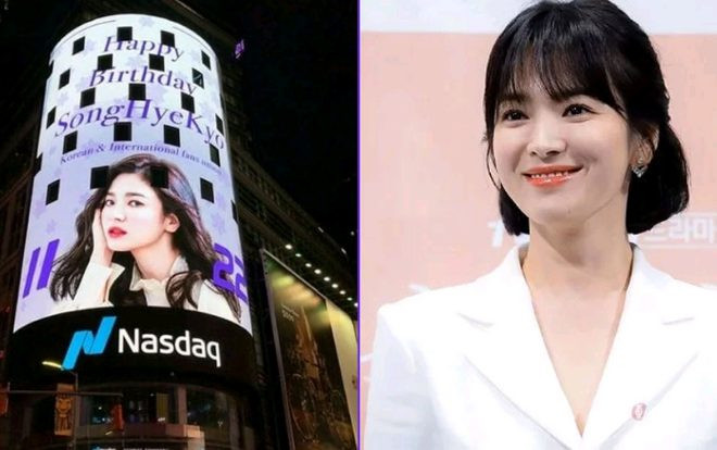 Fan chơi lớn, chi tiền đặt quảng cáo mừng sinh nhật Song Hye Kyo tại quảng trường Thời Đại Ảnh 2