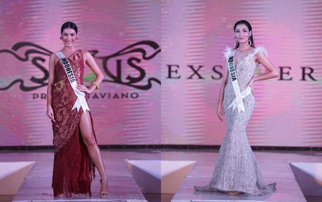 Trước giờ G, đối thủ Hoàng Thùy tưng bừng khoe trang phục dân tộc 'cực gắt' Ảnh 2