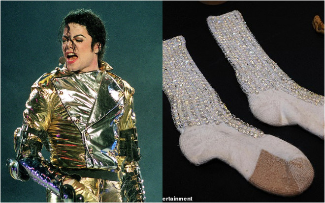 Không ngờ đôi tất nạm pha lê của Ông hoàng nhạc Pop Michael Jackson có giá 2 triệu đô la Mỹ Ảnh 2