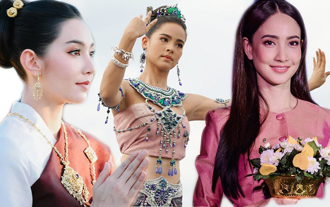 Taew Natapohn, Bella Ranee và Yaya Urassaya: 3 nữ thần tuyệt vời nhất khi diện trang phục truyền thống Thái Lan Ảnh 2