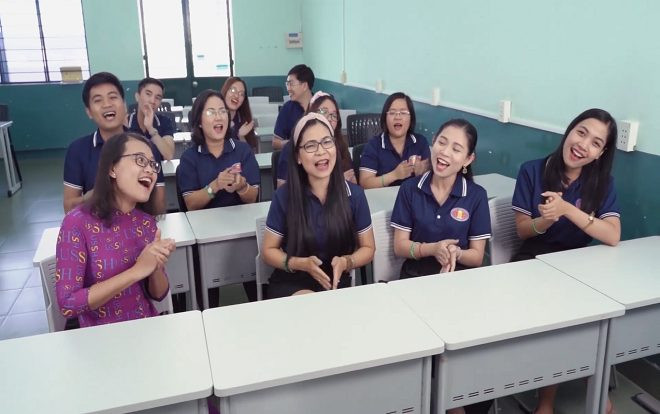 Cán bộ, giảng viên và sinh viên trường ĐH KHXH&NV TP.HCM ‘ra mắt MV’ độc đáo nhân ngày Nhà giáo Việt Nam 20/11 Ảnh 2