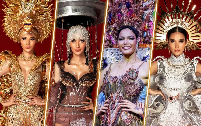 Hoa hậu Thái Lan tung National Costume 'mặt nạ' độc lạ, cạnh tranh quyết liệt với Hoàng Thùy ở Miss Universe 2019 Ảnh 2