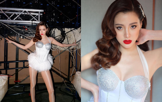 Mỹ nhân Thái 'Chiếc lá bay' Baifern  'đốn tim' fan khi hóa thành nàng vũ công body cực phẩm Ảnh 2