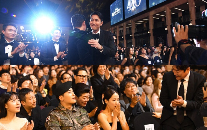 Trọn khoảnh khắc đẹp: Jung Woo Sung - Cho Yeo Jeong trở thành 'Ảnh đế/hậu Rồng Xanh 2019' Ảnh 2