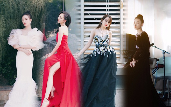 Dương Mịch - Địch Lệ Nhiệt Ba và Lưu Thi Thi lên đồ, tham dự thảm đỏ 'Kim Kê 2019' Ảnh 2