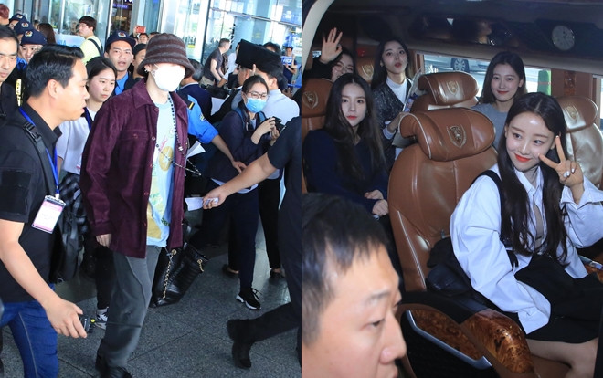 Dàn sao Hàn tại sân bay Nội Bài dự AAA 2019: Zico đeo khẩu trang kín mít, LOONA thân thiện vẫy tay chào fan Việt Ảnh 2