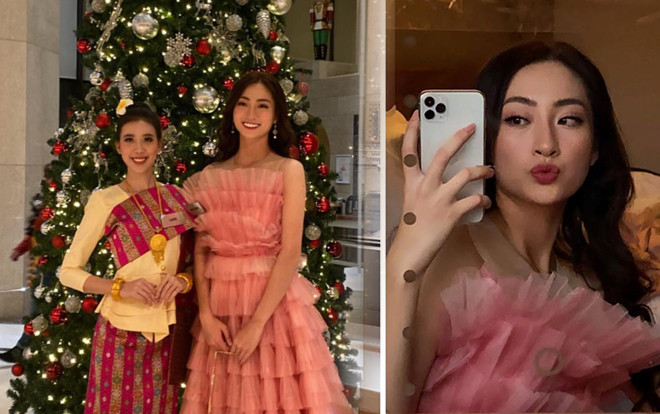 Đến muộn, Lương Thùy Linh vẫn chiếm sóng nhờ chiếc váy công chúa với tông màu 'chiến lược' ở Miss World Ảnh 2