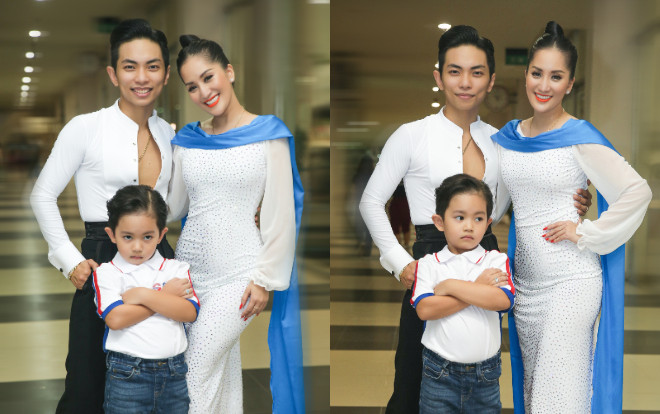 Con trai Khánh Thi gây sốt khi lần đầu biểu diễn cùng bố mẹ Ảnh 2