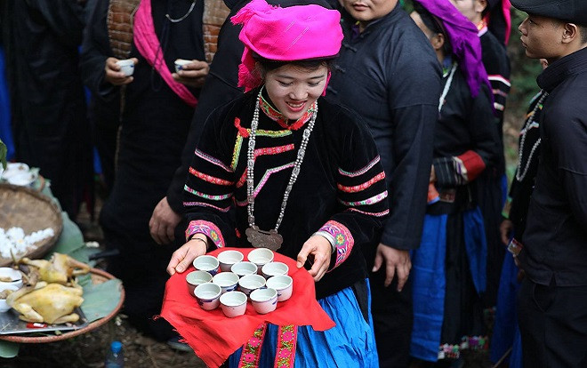 Lễ cúng 'Thần rừng' của người Pu Péo Ảnh 2