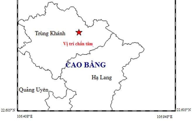 Động đất độ sâu chấn tiêu khoảng 14km xảy ra tại Cao Bằng Ảnh 2
