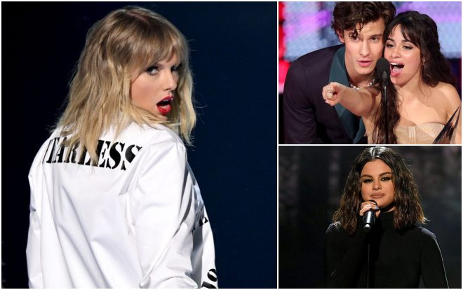 AMAs 2019: Không chỉ trên sân khấu, Taylor Swift còn 'toả sáng' dưới khán đài nhờ Camila, Selena như thế này Ảnh 2