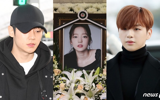 Thương tiếc Goo Hara: Jung Hae In và Kang Daniel buồn bã, lên đường đến Việt Nam dự 'AAA 2019' Ảnh 2