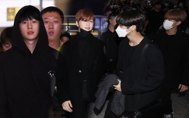 'AAA 2019': Kang Daniel, Jung Hae In, TWCE và Red Velvet đổ bộ sân bay Nội Bài vào đêm muộn Ảnh 2