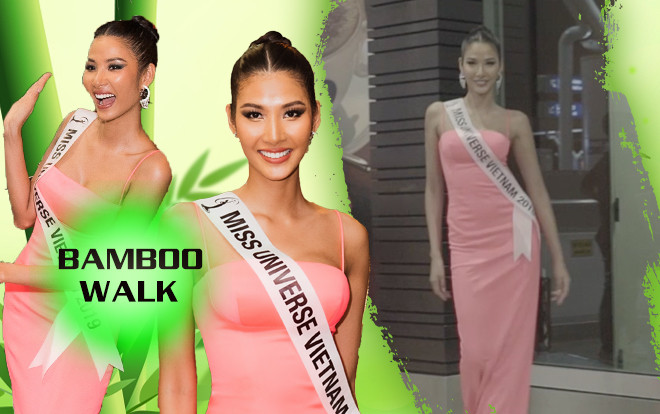 CLIP: Hoàng Thùy 'nhá hàng' lối trình diễn thương hiệu Bamboo Walk 'gây bão' Miss Universe Ảnh 2
