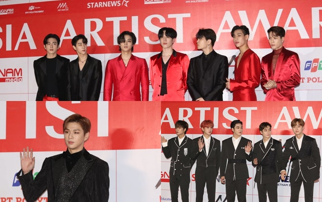 Thảm đỏ AAA 2019: Kang Daniel, Seventeen - Got7 và Nu'est thần thái ngút ngàn, fan hoang mang khi Super Junior không xuất hiện? Ảnh 2