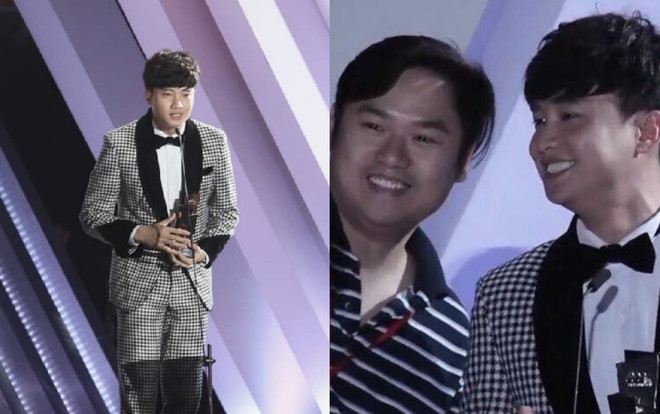 BTC AAA 2019 lên tiếng chuyện người lạ mặt ào lên sân khấu chụp ảnh khi Quốc Trường đang phát biểu Ảnh 2